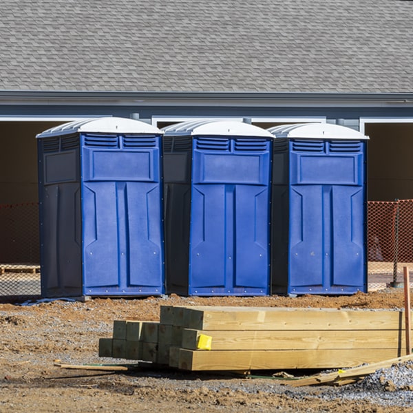 can i customize the exterior of the porta potties with my event logo or branding in Black Lick